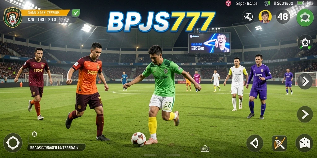 Tampilan gameplay BPJS777 dengan aksi seru di lapangan.