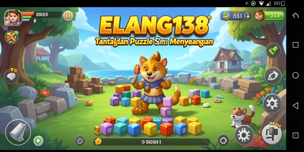Gambar menunjukkan gameplay ELANG138 dengan tantangan puzzle yang menarik.
