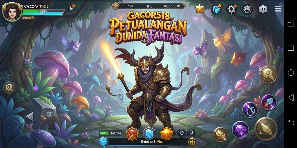 Tampilan menarik dari gameplay petualangan GACOR518.