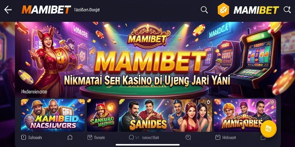Tampilan gameplay MAMIBET yang menarik dengan efek visual yang memukau.