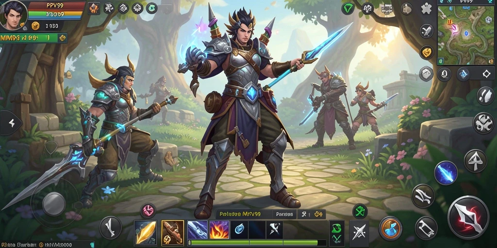 Screenshot gameplay PPV99 menampilkan petualangan seru di dunia MMORPG.