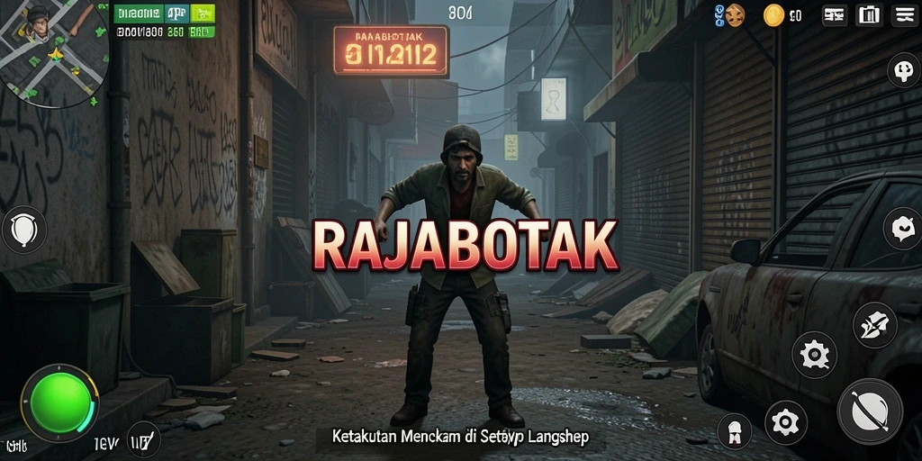 Tampilkan gameplay menakutkan dengan suasana kegelapan yang mencekam.