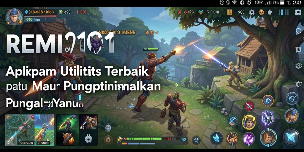 Tampilan antarmuka pengguna REMI101 yang sederhana dan efektif.