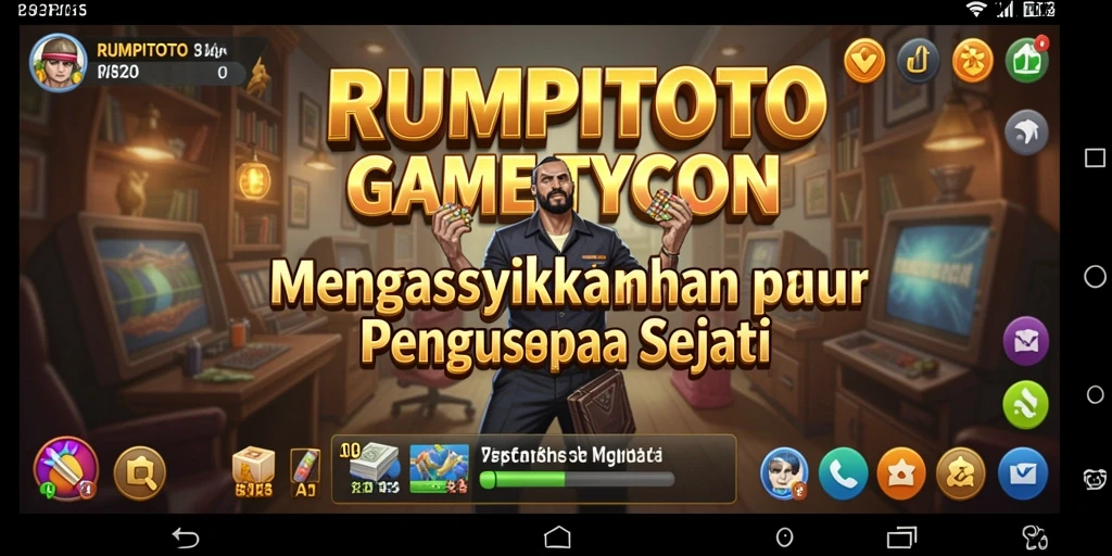 Tampilan screenshot RUMPITOTO menampilkan gameplay Tycoon yang menarik.