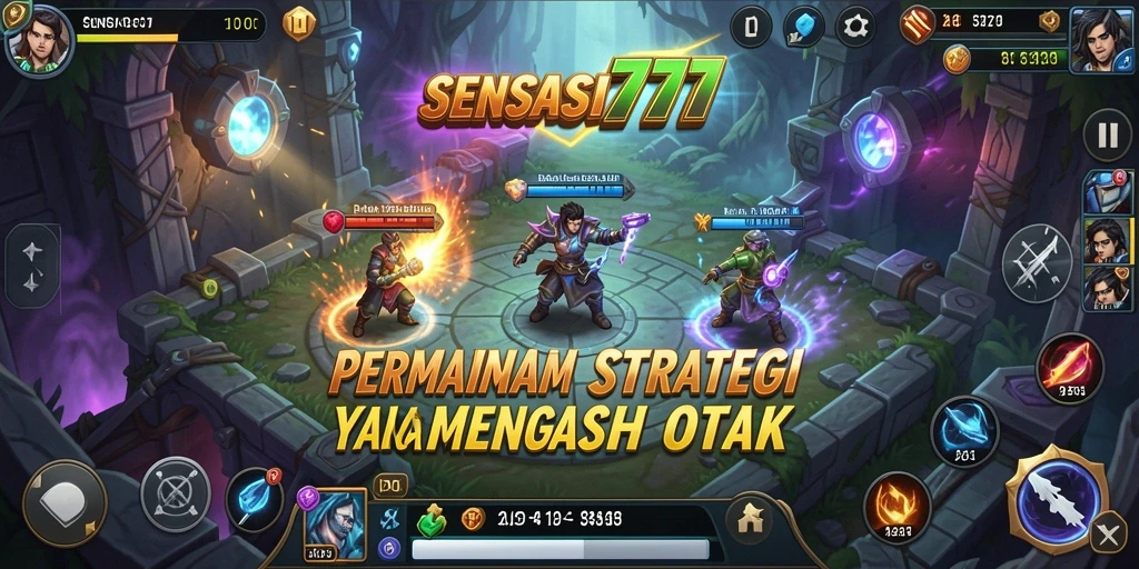 Tampilan gameplay menarik dari SENSASI777 yang menampilkan strategi bermain.